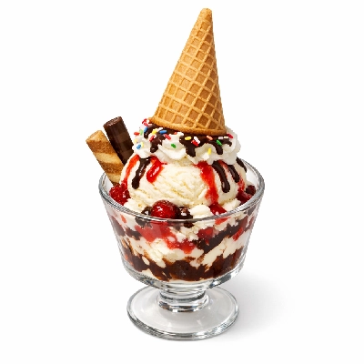 Friendly's Conehead Sundae