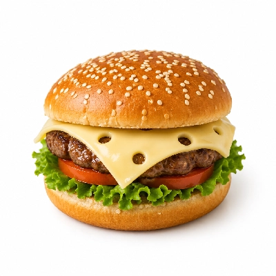 Friendly's Create Your Own Burger Pick Cheese Swiss