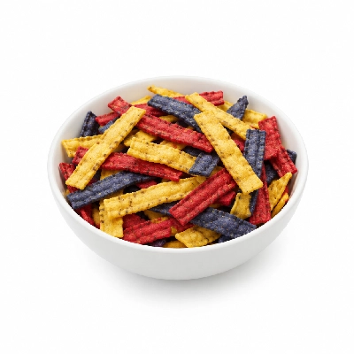Friendly's Create Your Own Burger Pick Toppings Tri Color Tortilla Strips