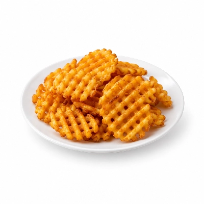 Friendly's Create Your Own Burger Waffle Fries