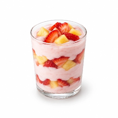 Friendly's Kids Breakfast Choose an Entree Strawberry Yogurt Parfait with Spring Fruit