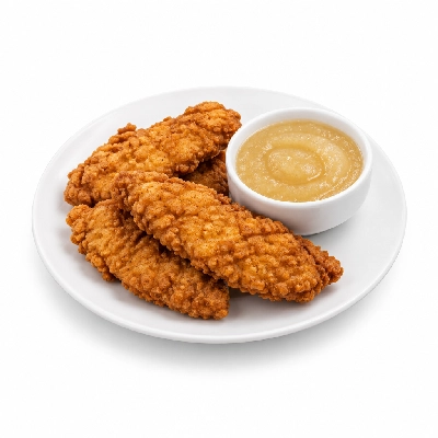 Friendly's Kids Menu Lil' Scoop Choose an Entree Chicken Fingers Fried with Applesauce