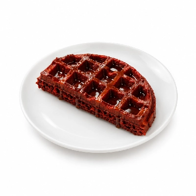 Friendly's Other Breakfast Sides Half Red Velvet Waffle with Syrup
