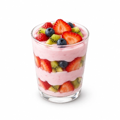 Friendly's Strawberry Yogurt Parfait with Spring Fruit