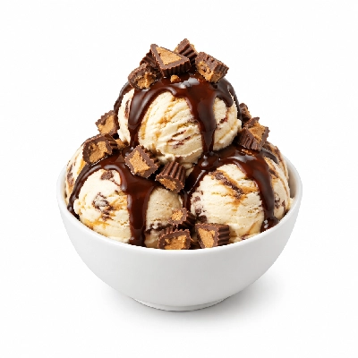 Friendly's Sundaes Reese's Peanut Butter Cup 3 Scoop