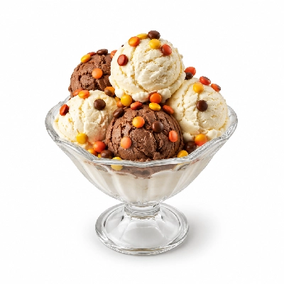 Friendly's Sundaes Reese's Pieces 5 Scoop