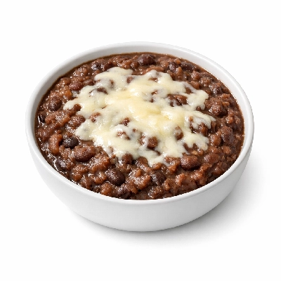 Frijoles with cheese