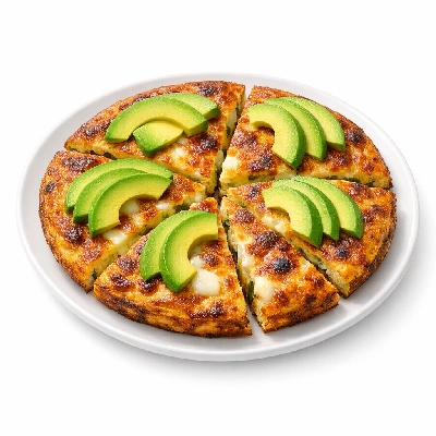 Frittata with Mexican Cheese and Avocado