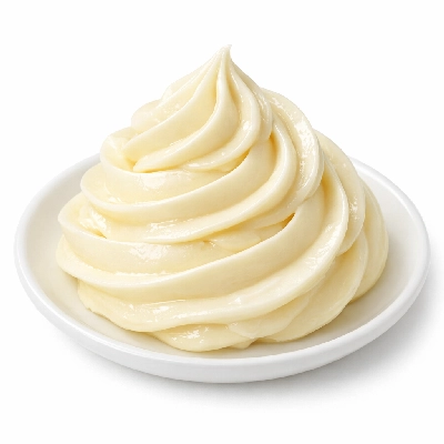 Frostings vanilla creamy dry mix prepared with margarine