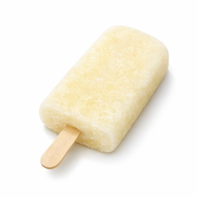 Frozen novelties ice type pineapple-coconut
