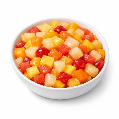 Fruit cocktail canned heavy syrup drained