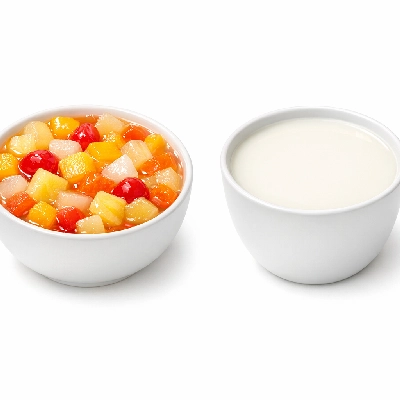 Fruit Cocktail & Soy Milk