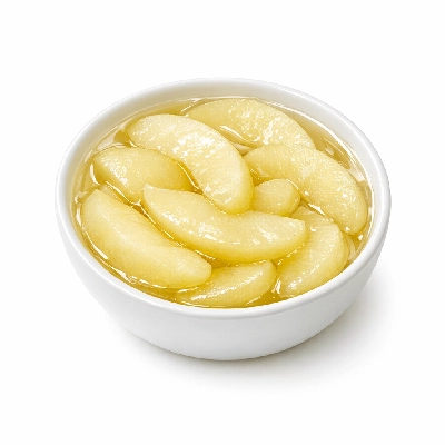 Fruits and juices apple canned or bottled unsweetened with added ascorbic acid calcium potassium