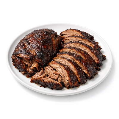 Game meat beaver cooked roasted