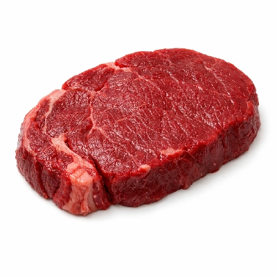 Game meat bison ribeye separable lean only trimmed to 0" fat raw buffalo
