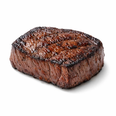 Game meat deer loin separable lean only 1" steak cooked broiled venison