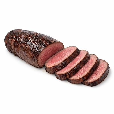 Game meat deer tenderloin separable lean only 0.5-1 lb roast cooked broiled venison