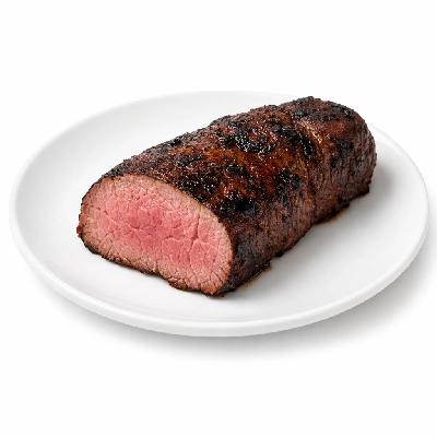 Game meat elk tenderloin separable lean only cooked broiled
