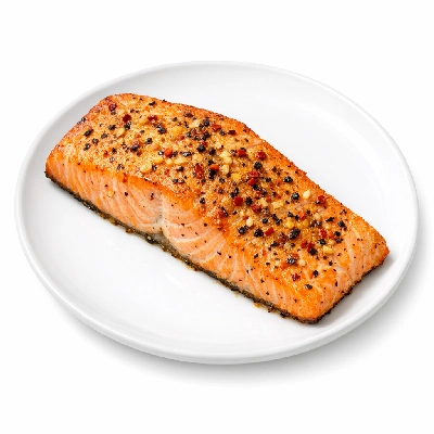 Garlic Chili Baked Salmon
