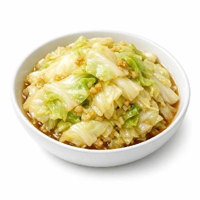 Garlic & Ginger Cabbage Stir-Fry