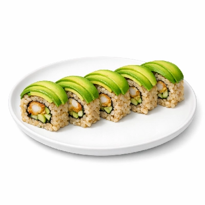Genji Cooked Brown Rice Dragon Roll