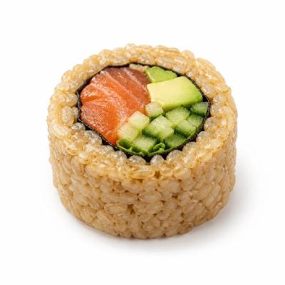 Genji Cooked Brown Rice Scorpion Roll