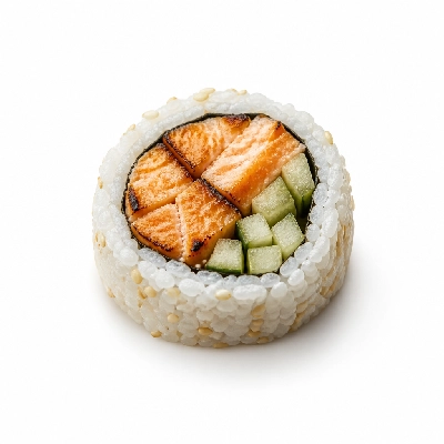 Genji Cooked Grilled Salmon Cucumber Roll