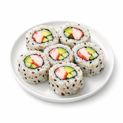 Genji Cooked Multi-Grain Crabmeat California Roll