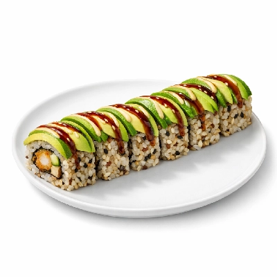 Genji Cooked Multi-Grain Dragon Roll