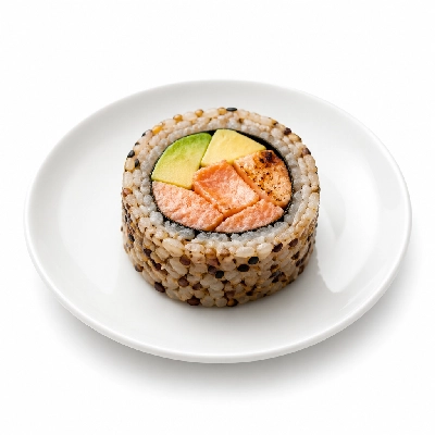 Genji Cooked Multi-Grain Grilled Salmon Avocado Roll