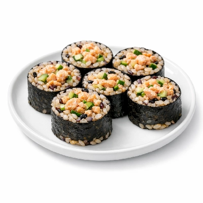 Genji Cooked Multi-Grain Grilled Salmon Salad Roll