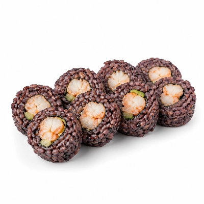 Genji Cooked Multi-Grain Spicy Shrimp Tempura Roll