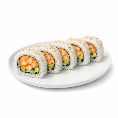 Genji Cooked Spicy Shrimp California Roll