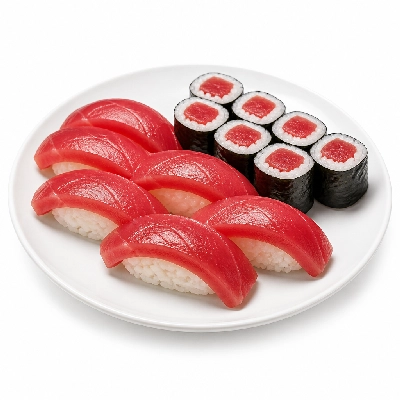 Genji Raw Sushi All Tuna Nigiri Roll Combo