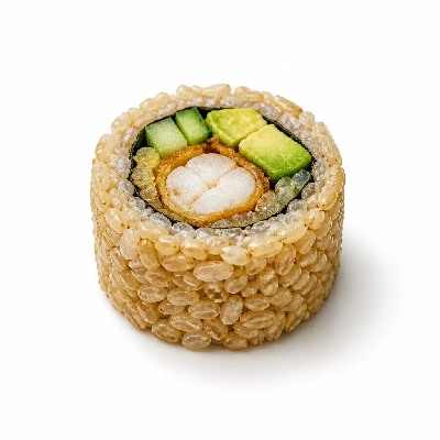 Genji Raw Sushi Brown Rice Special Crunchy Roll