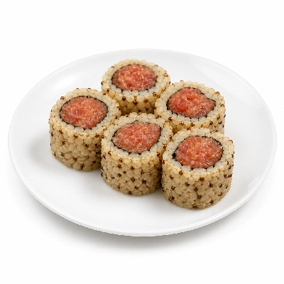 Genji Raw Sushi Brown Rice Spicy Tuna Regular Roll