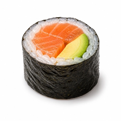 Genji Raw Sushi Multi-Grain Spicy Salmon Avocado Roll
