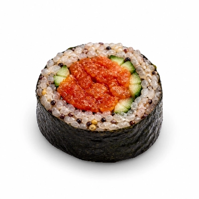 Genji Raw Sushi Multi-Grain Spicy Tuna Cucumber Roll