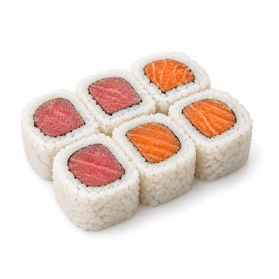 Genji Raw Sushi Tuna & Salmon Roll Combo