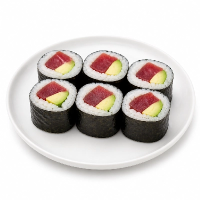 Genji Raw Sushi Tuna Avocado Roll