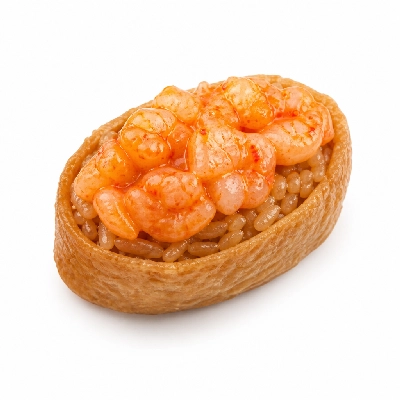 Genji Sides Inari Brown Rice Spicy Rock Shrimp Snackers