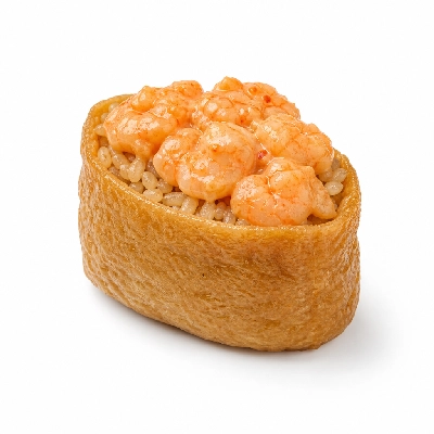 Genji Sides Inari Brown Rice Spicy Shrimp