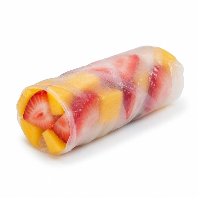Genji Sides Tropical Fresh Rolls Mango Strawberry