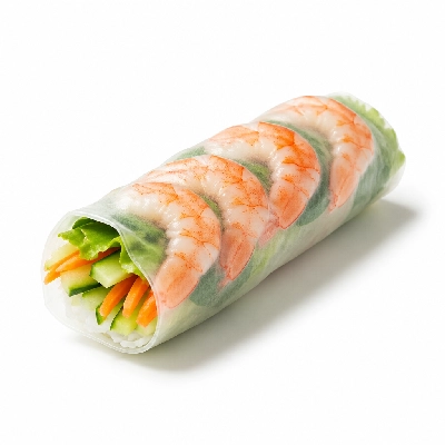 Genji Sides Tropical Fresh Rolls Shrimp