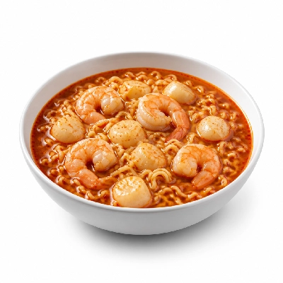 Genji Soups Ramen Noodle Shrimp & Scallop Chili Miso