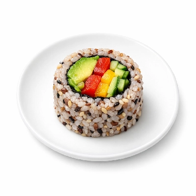 Genji Veggie Multi-Grain Vegetable Salad Dressing Roll