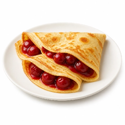 Golden Corral Breakfast Buffet Crepes (Cherry)