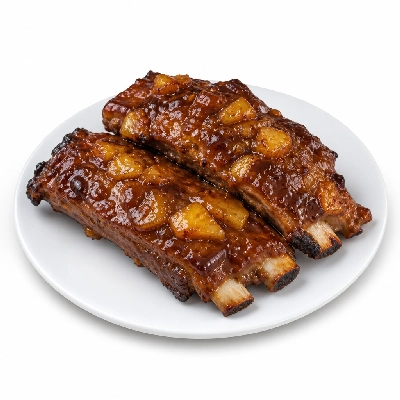 Golden Corral Hot Buffet Hawaiian Pineapple Glazed Split Ribs