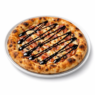Gourmet Pizza with Balsamic Glaze