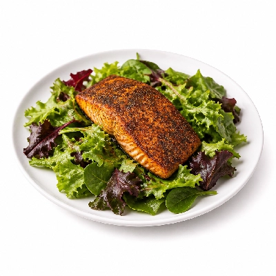 Granite City Food & Brewery Blackened Salmon Salad
